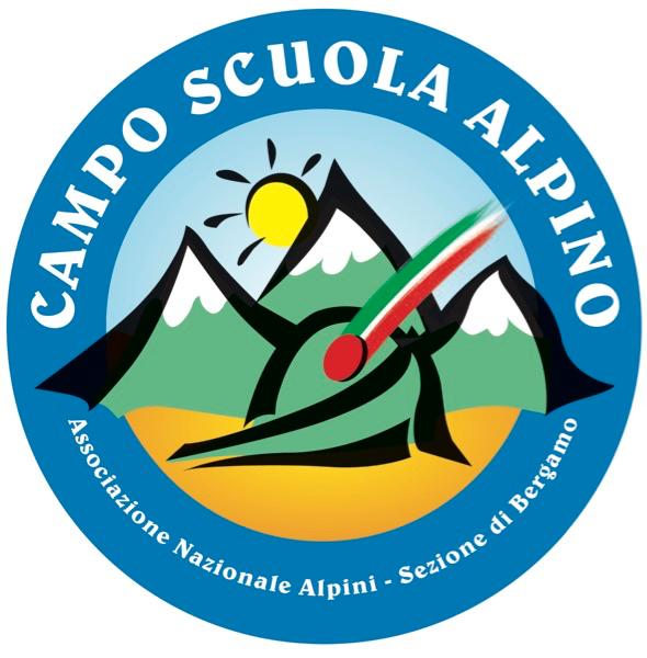 Logo Campo Scuola Alpino — Associazione Nazionale Alpini Sezione di Bergamo