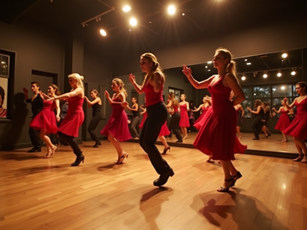 Corso di salsa in sala