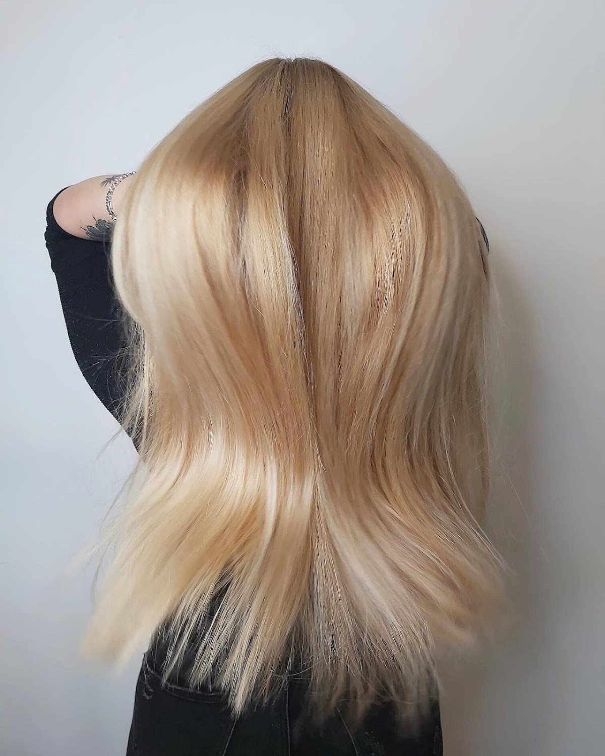 Risultato di una colorazione capelli